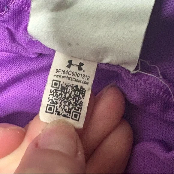 Under Armour Women's Purple and Gray Athletic Shorts Set - Picture 8 of 15